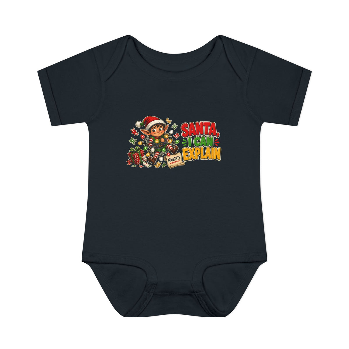 Santa I Can Explain Baby Onesie