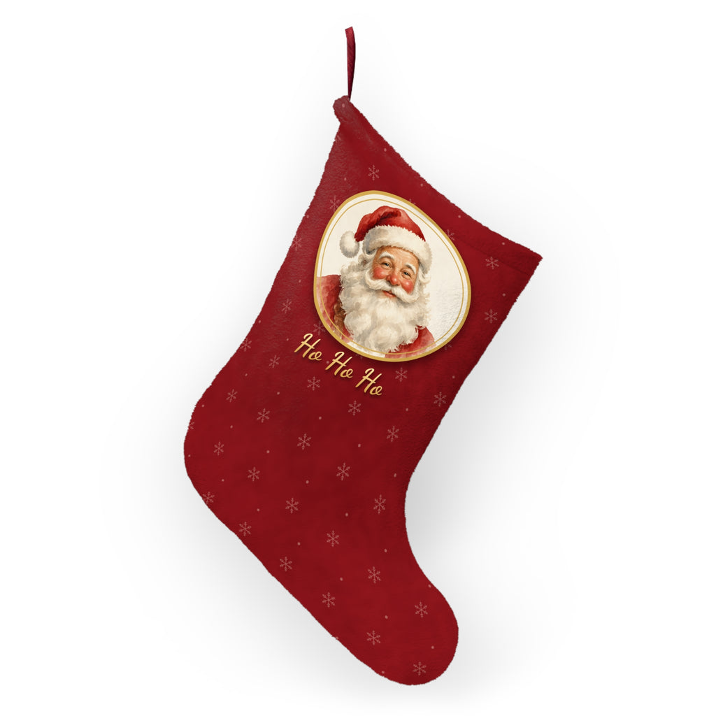 Vintage Santa Ho Ho Ho Stocking