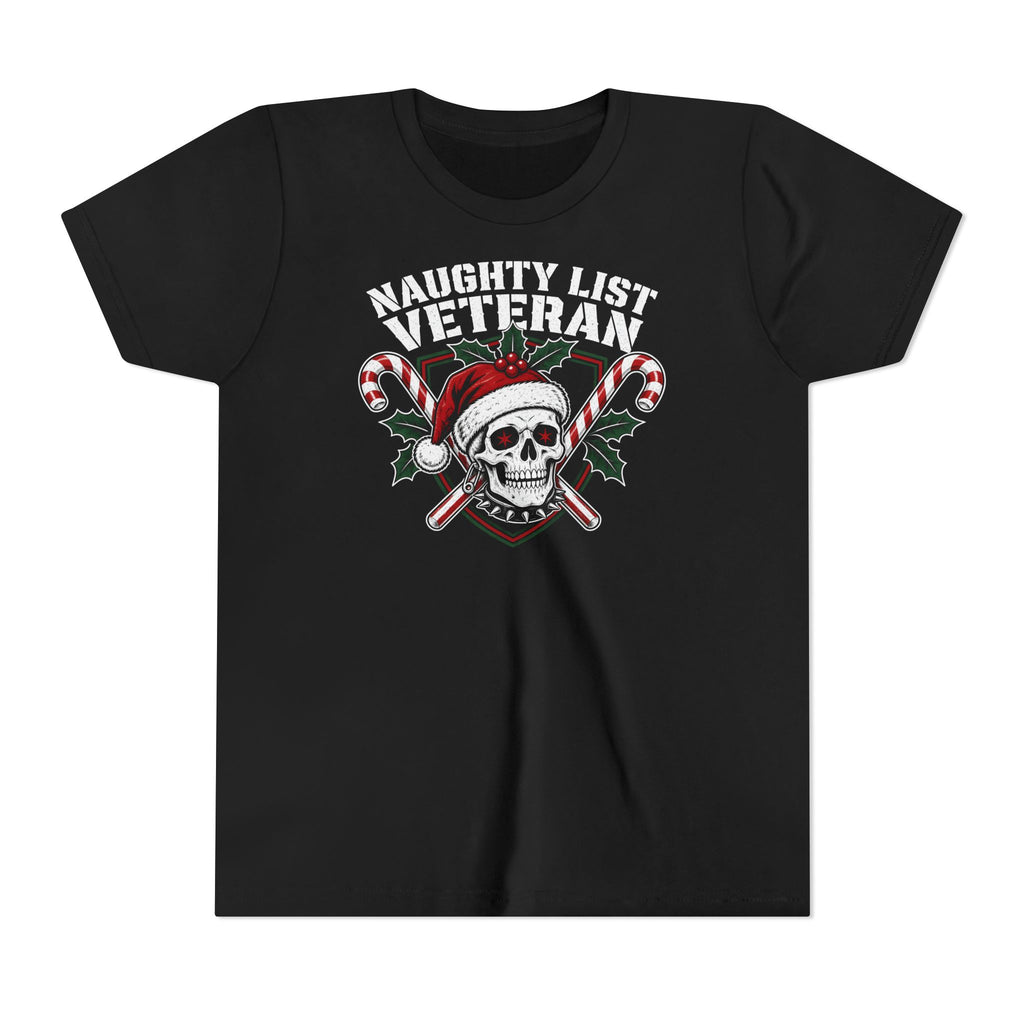 Naughty List Veteran Kids Tee