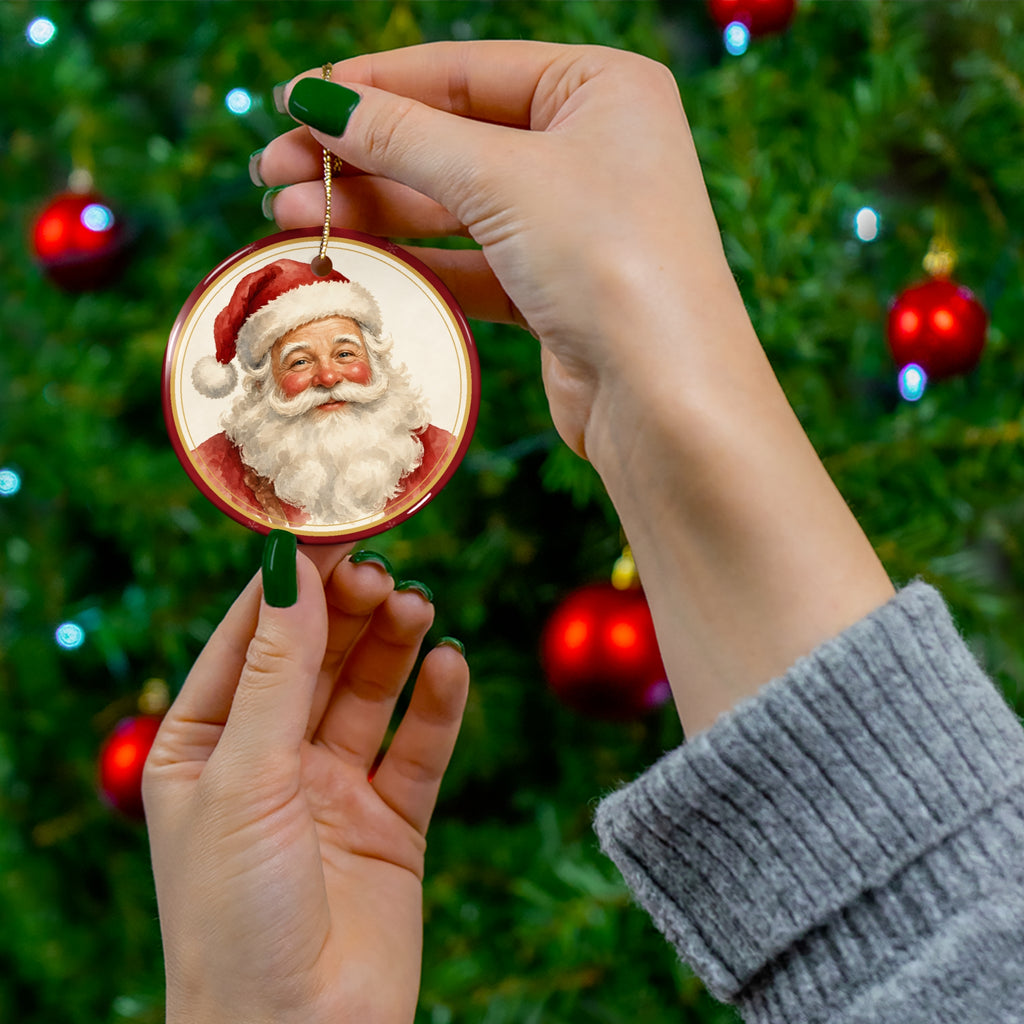 Vintage Santa Ornament