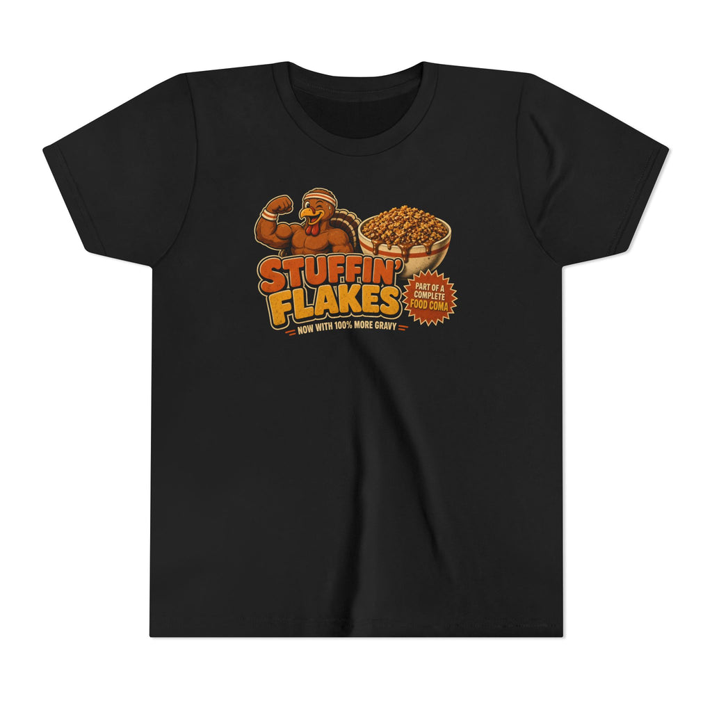 Stuffin' Flakes Kids Thanksgiving Tee