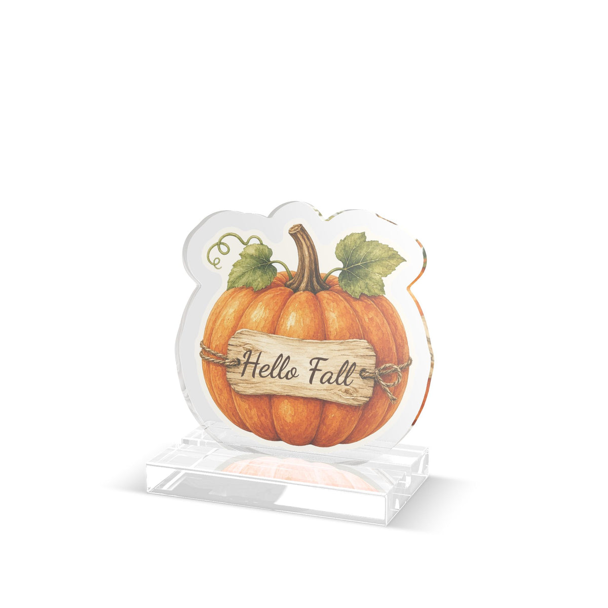Hello Fall Pumpkin Standee