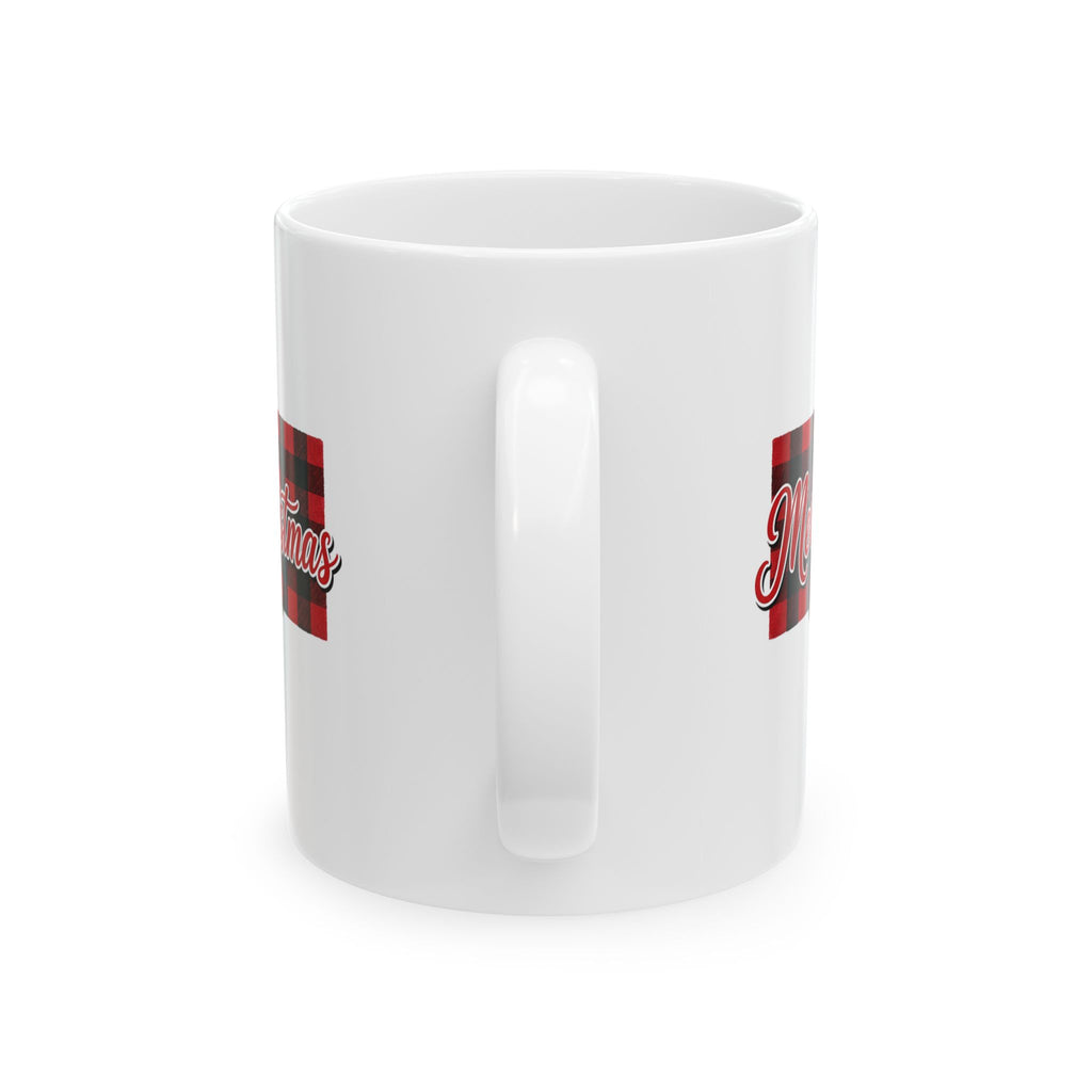 Buffalo Plaid Merry Christmas Mug