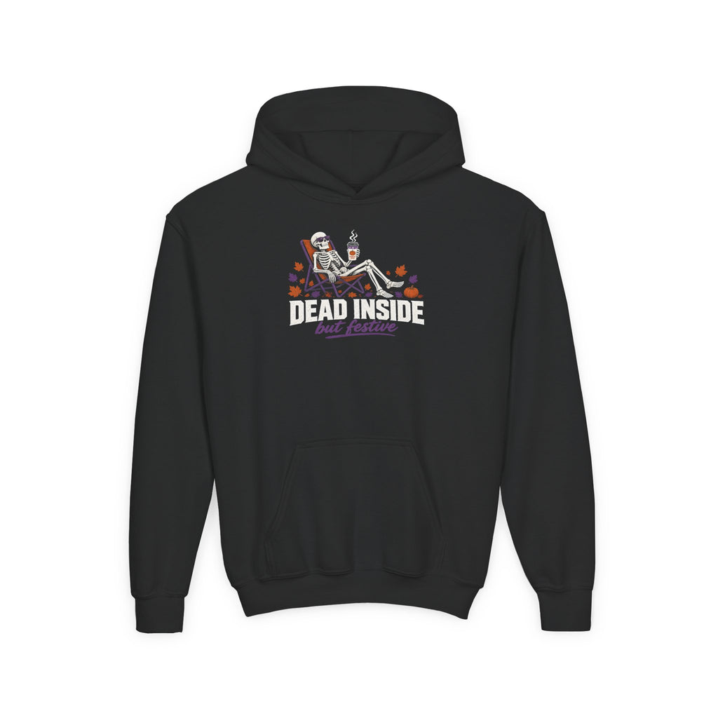 Dead Inside (But Festive) Kids Hoodie
