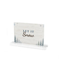 Let It Snow Acrylic Sign