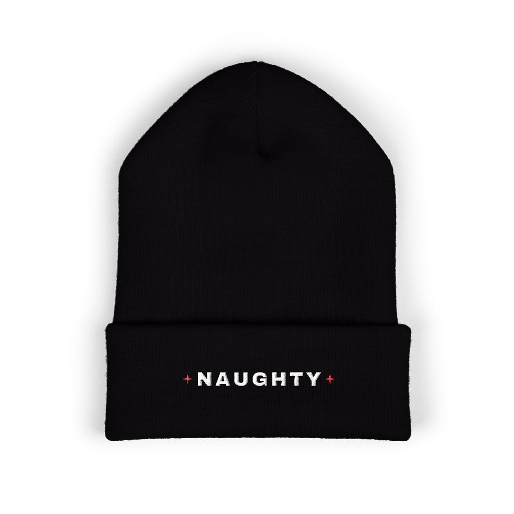 Naughty Embroidered Beanie