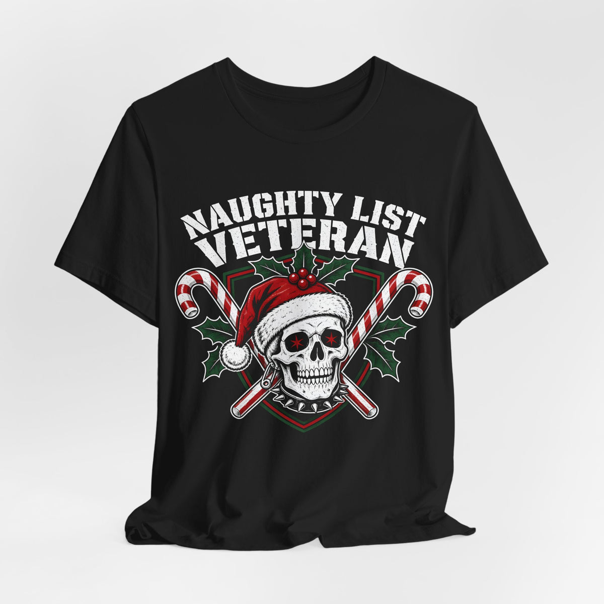 Naughty List Veteran Christmas Tee