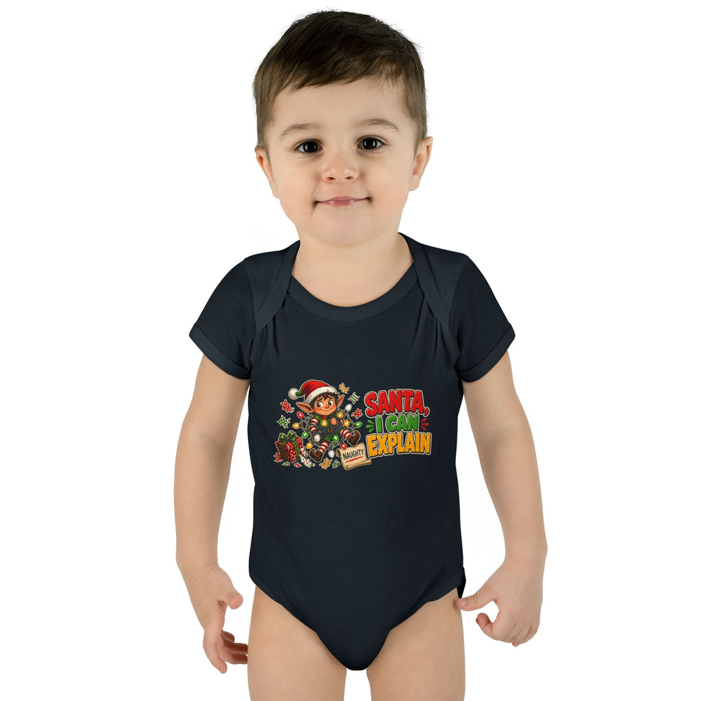 Santa I Can Explain Baby Onesie