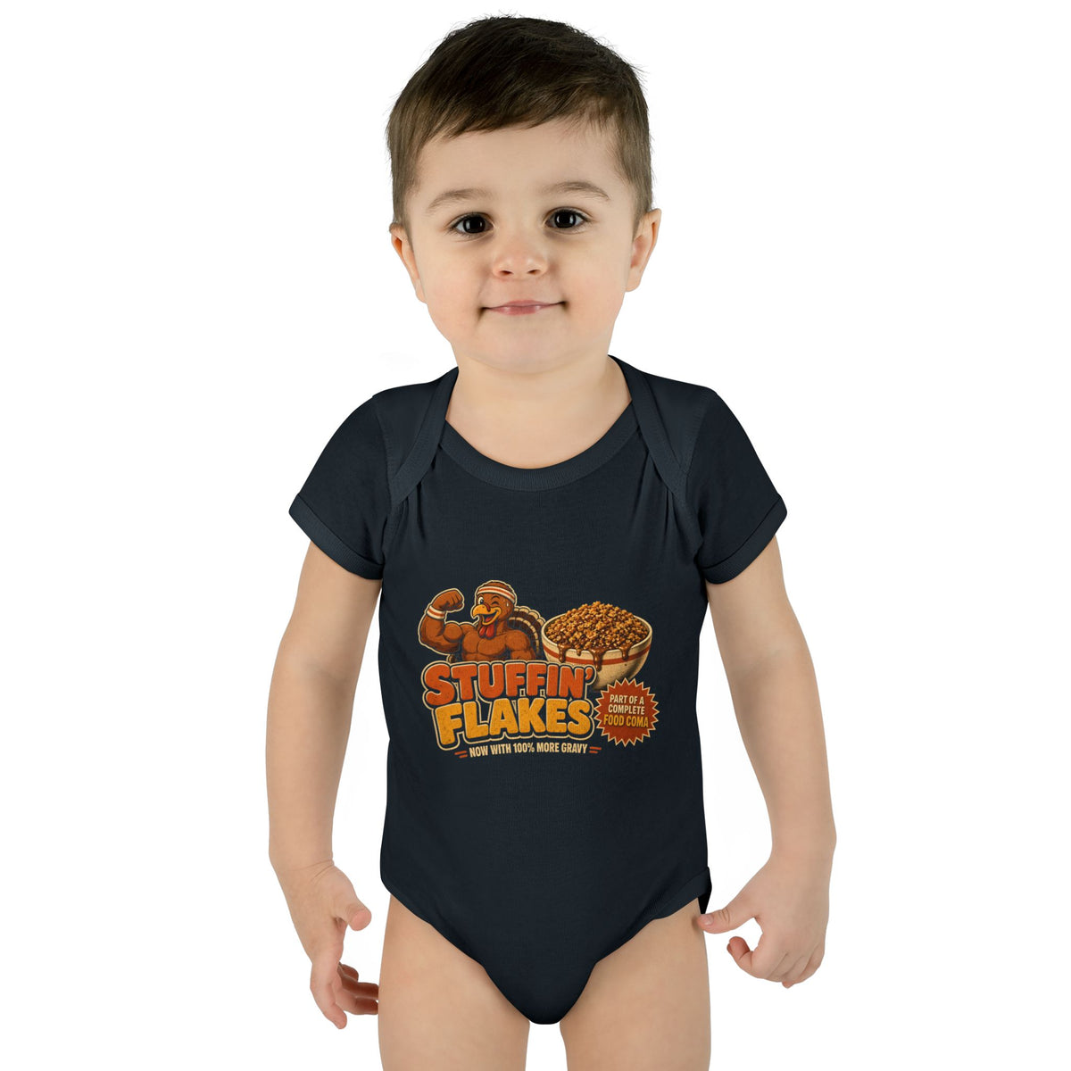 Stuffin' Flakes Baby Onesie