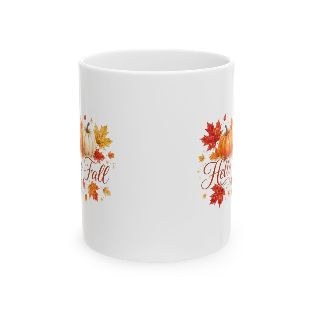 Hello Fall Pumpkins Mug