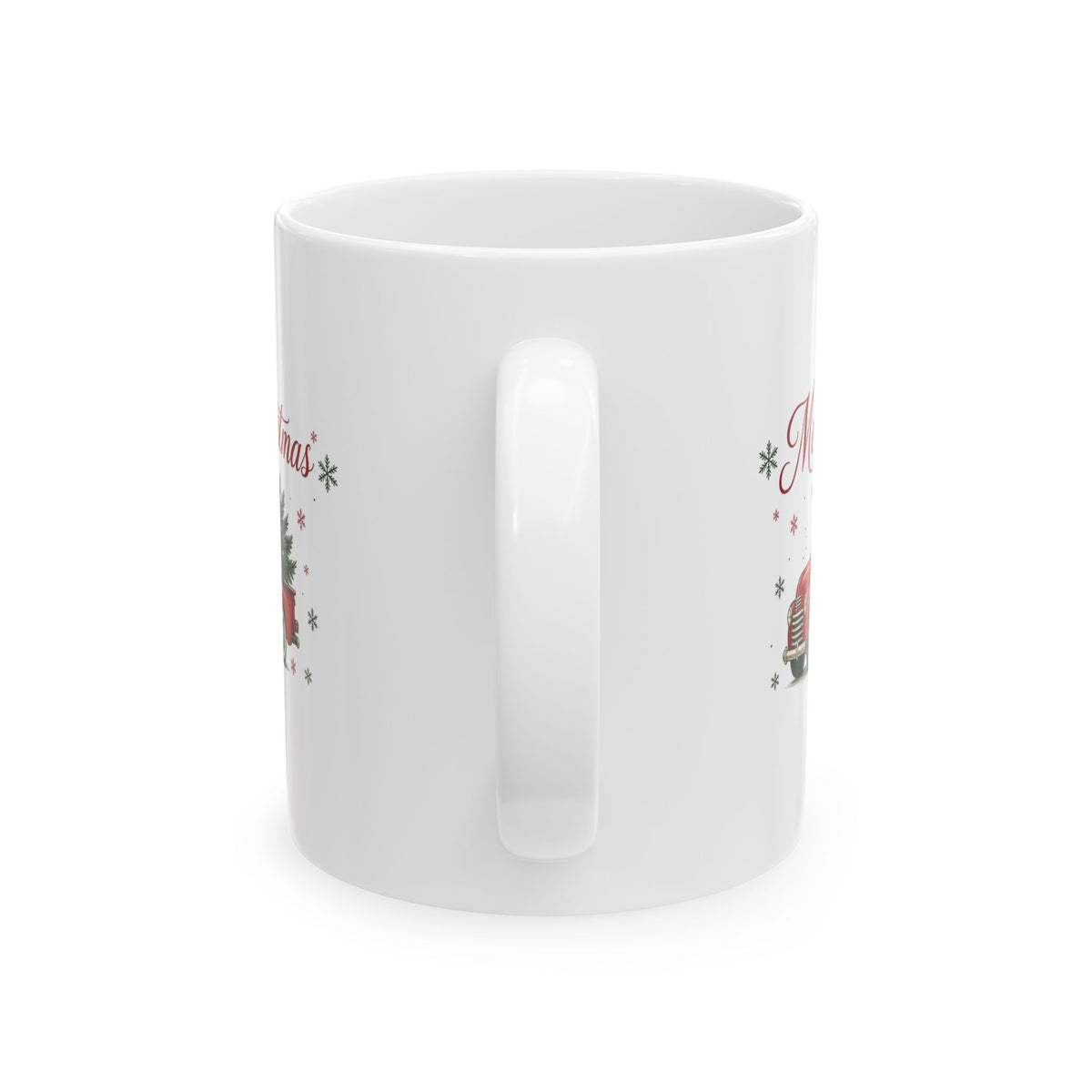 Red Truck Merry Christmas Mug