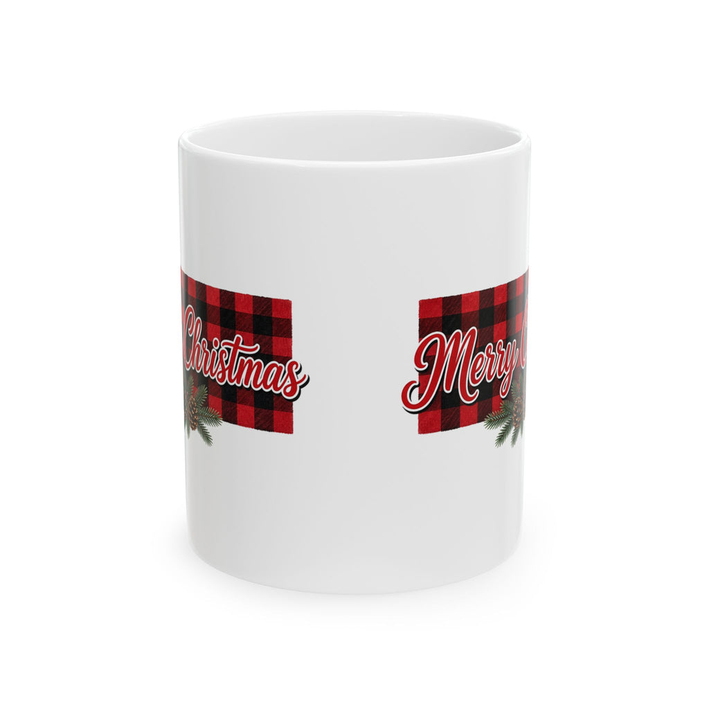 Buffalo Plaid Merry Christmas Mug