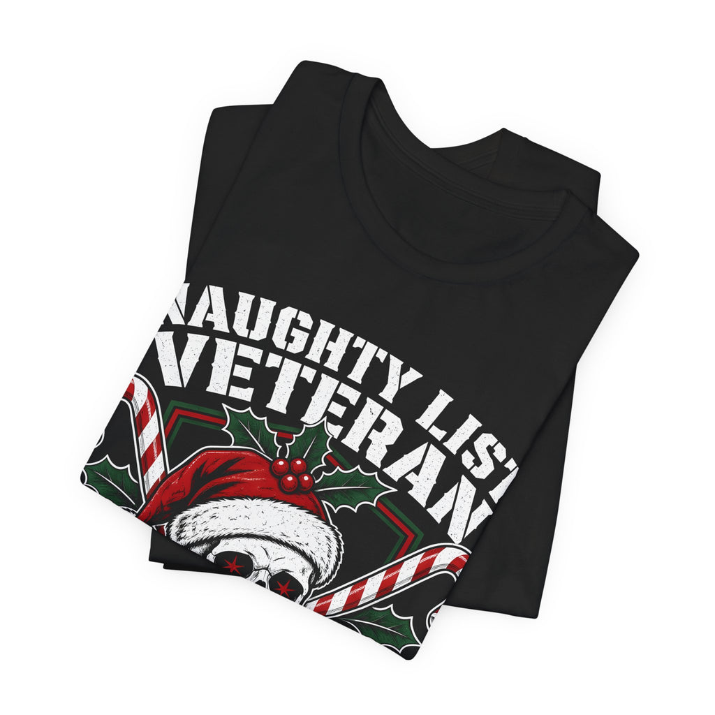 Naughty List Veteran Christmas Tee