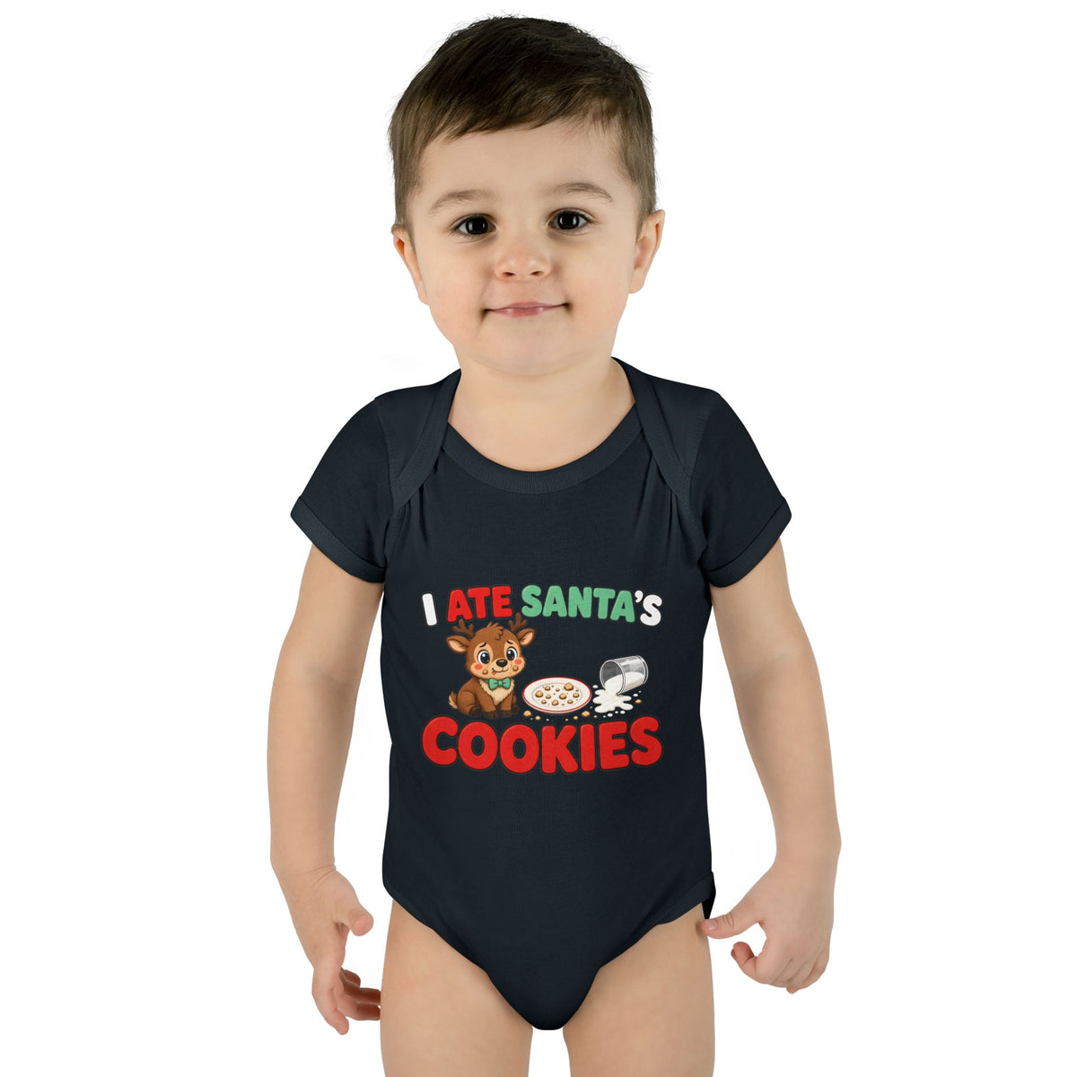 I Ate Santa's Cookies Baby Onesie