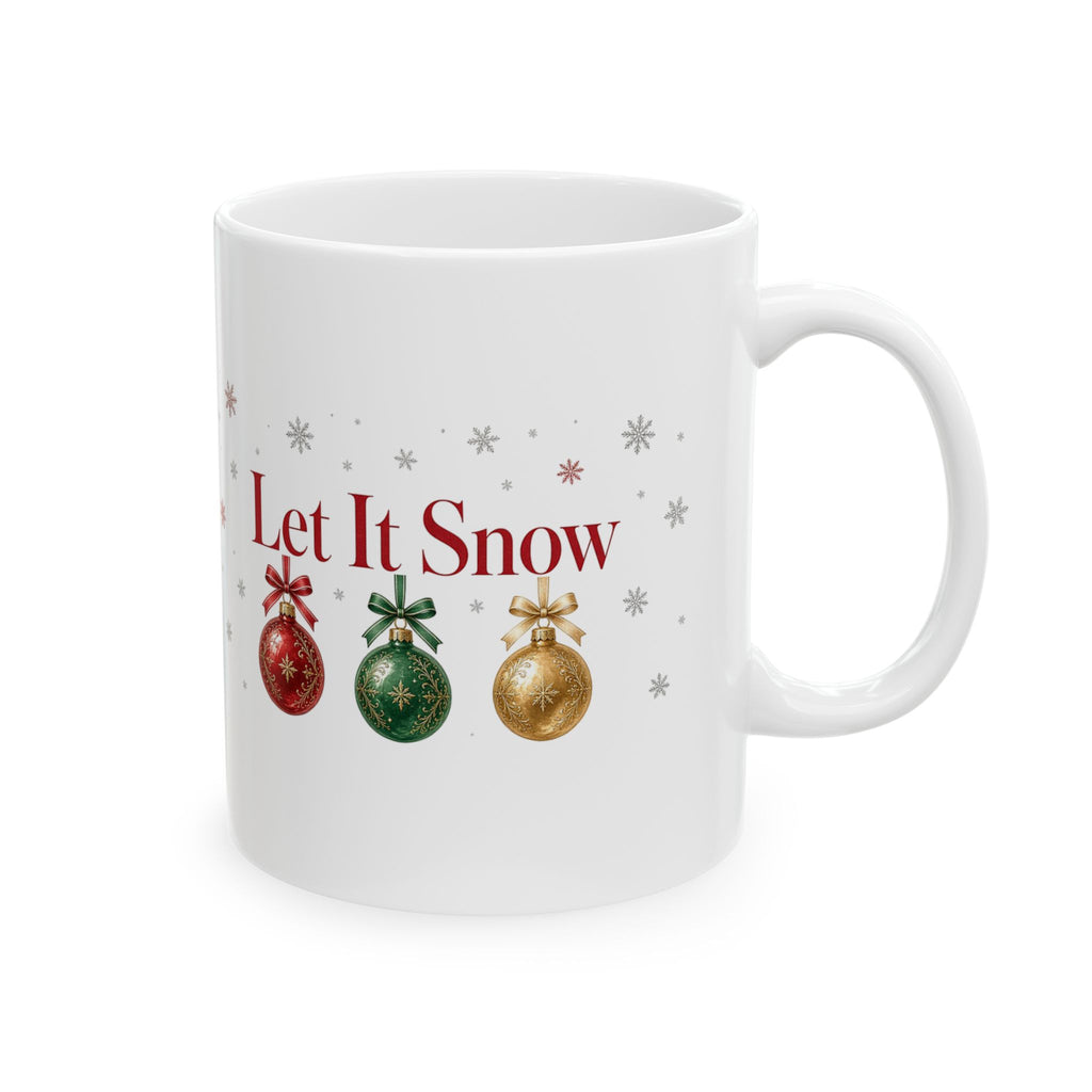 Let It Snow Ornaments Mug