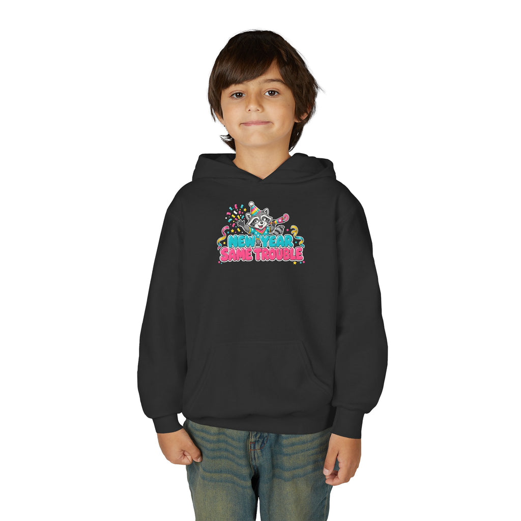 New Year Same Trouble Kids New Year's Hoodie