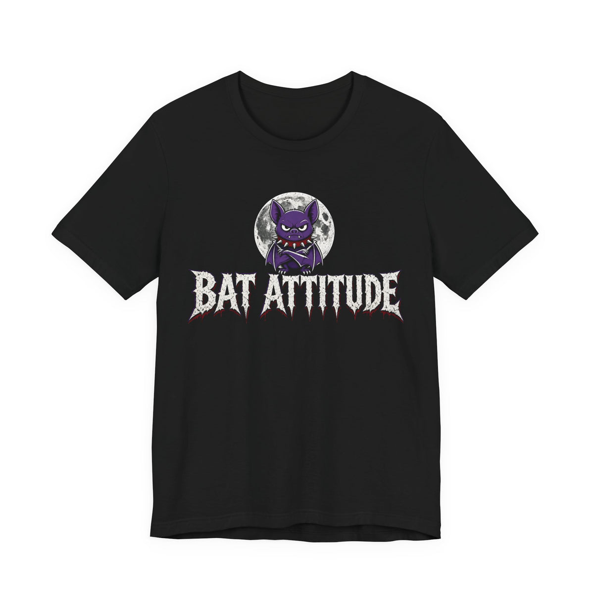 Bat Attitude Halloween Tee