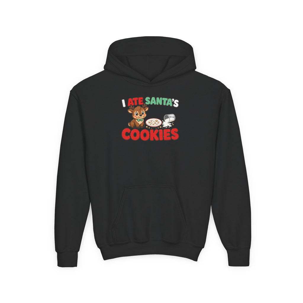 I Ate Santa's Cookies Kids Christmas Hoodie