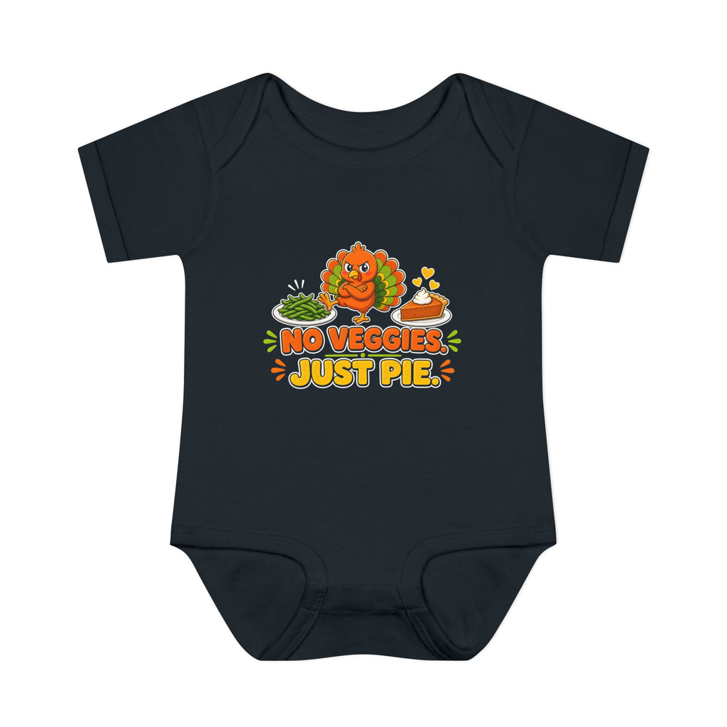 No Veggies Just Pie Baby Onesie