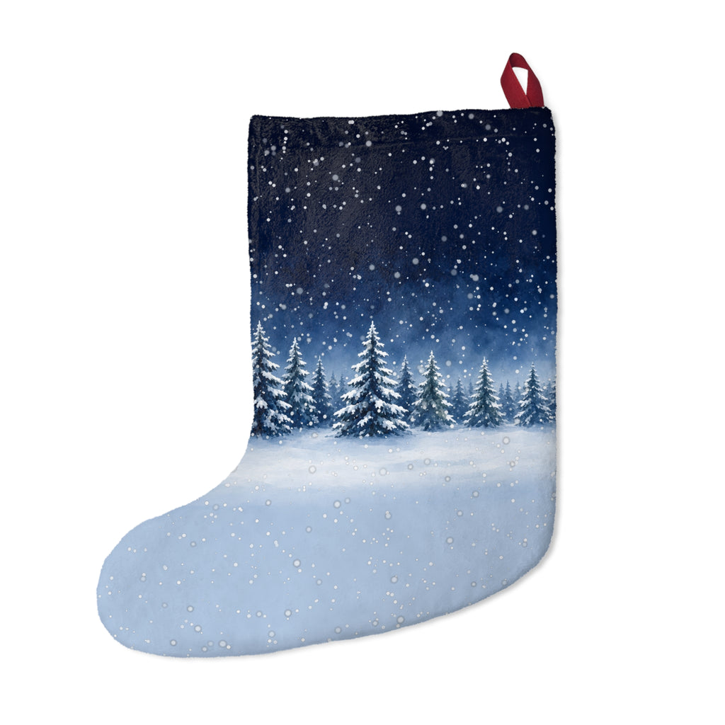 Let It Snow Snowy Pines Stocking