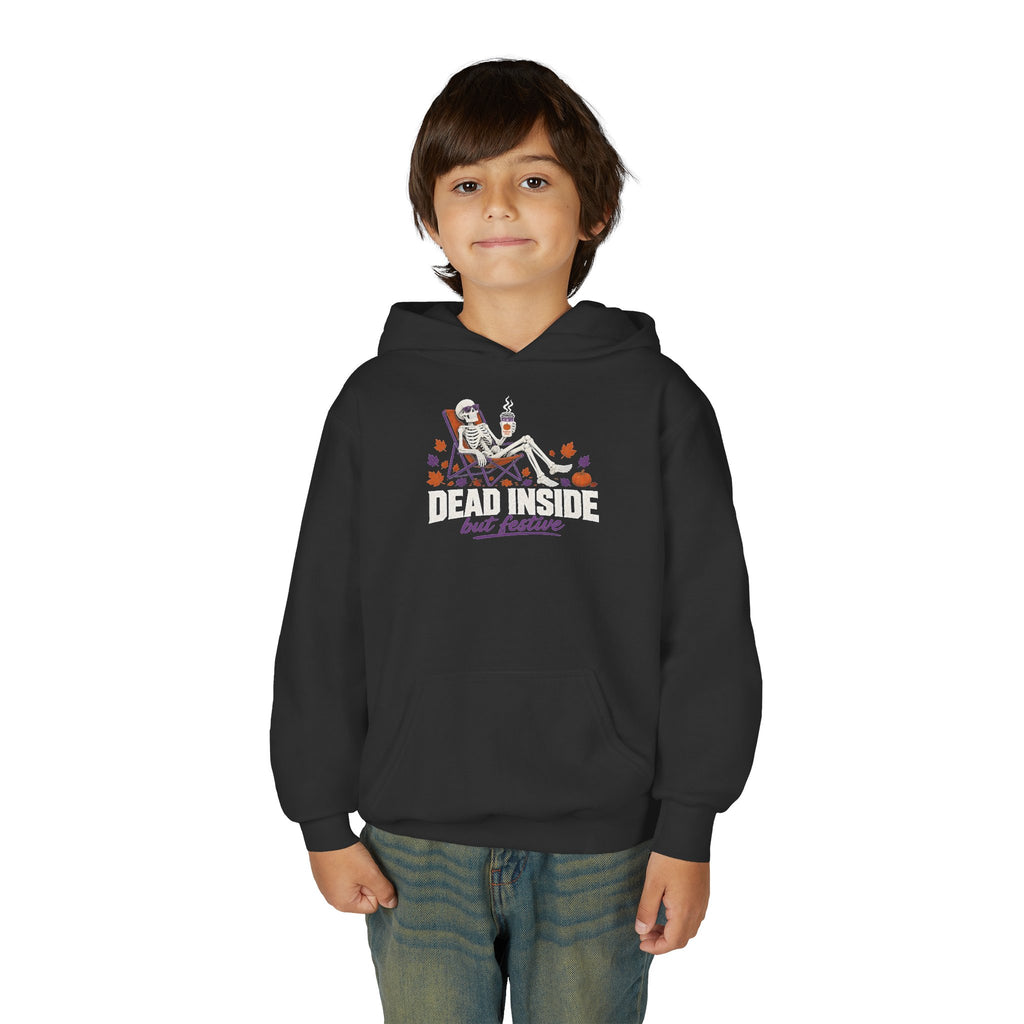Dead Inside (But Festive) Kids Hoodie