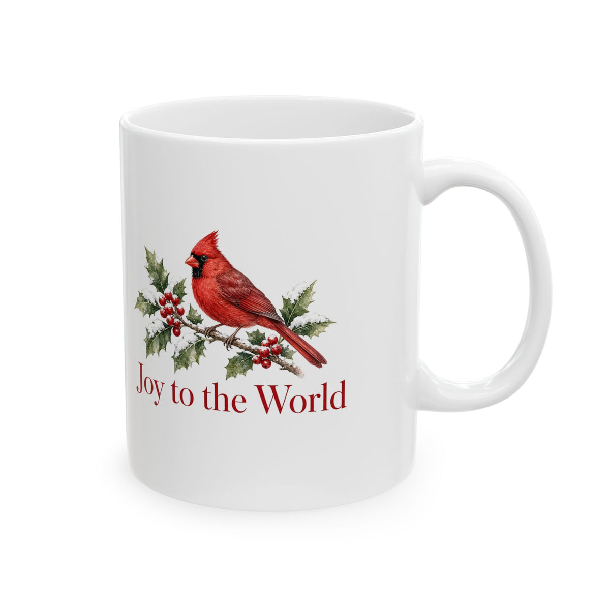 Cardinal Joy to the World Mug