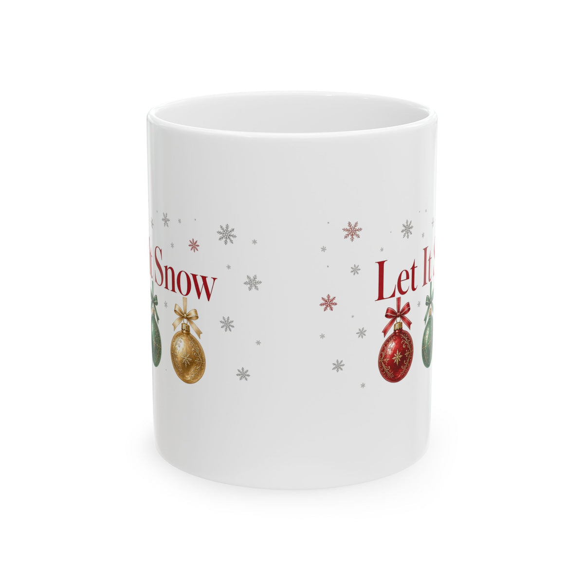 Let It Snow Ornaments Mug