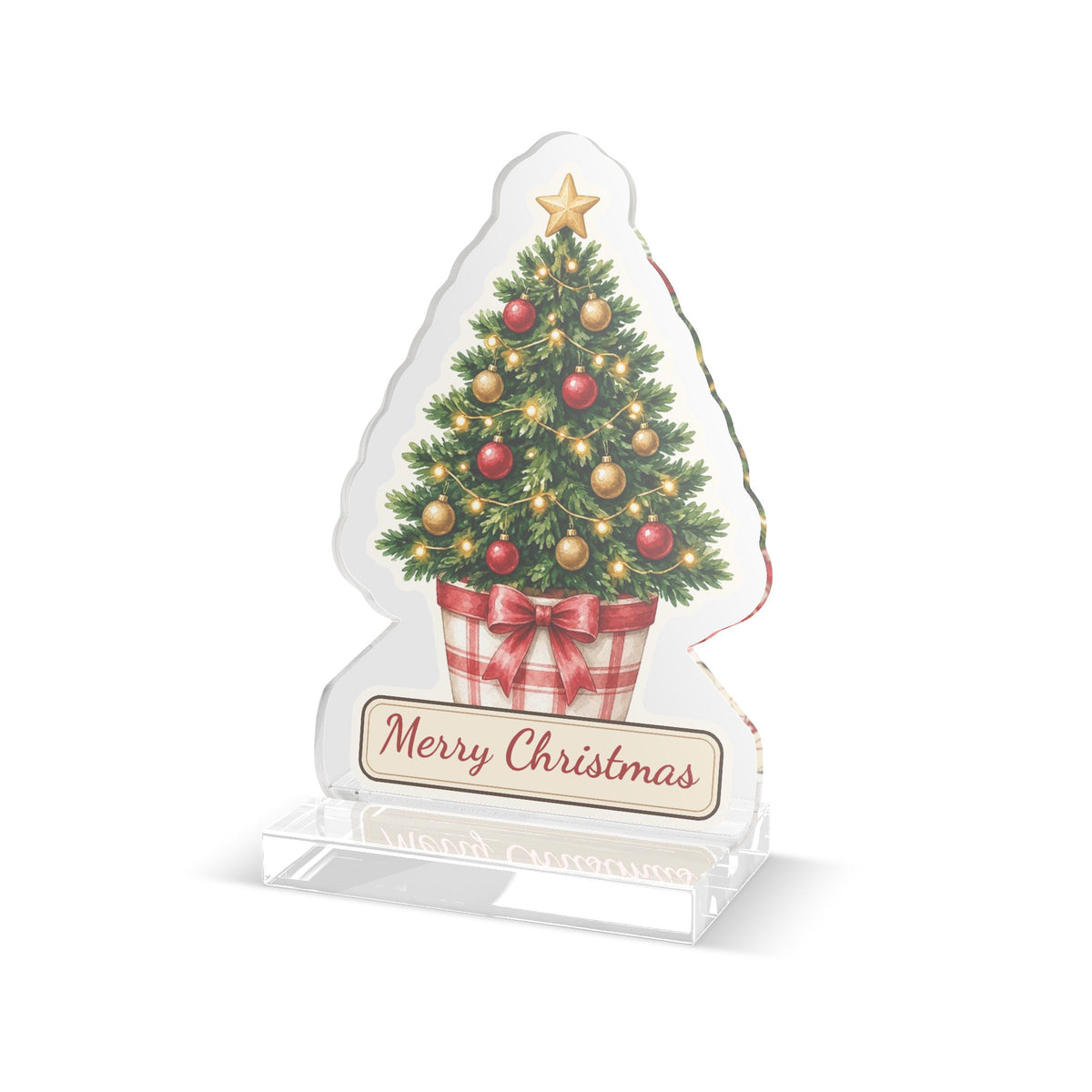 Merry Christmas Tree Standee